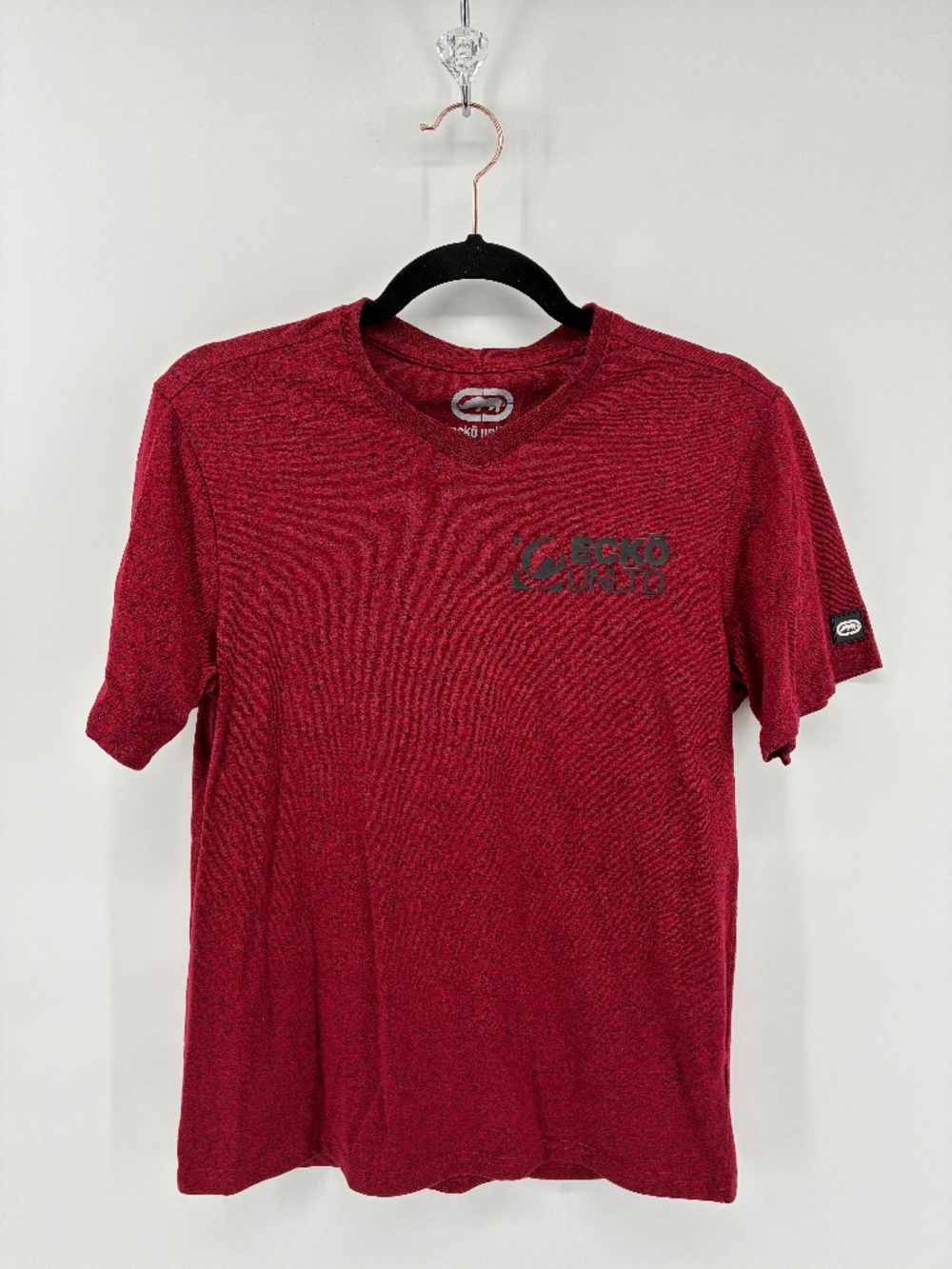 Ecko Unlimited Red and Black Short Sleeve Tee